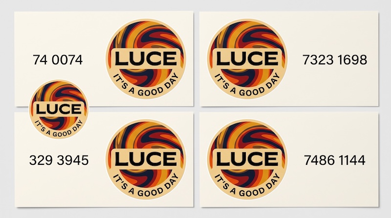 LUCE Catalogue Download Card